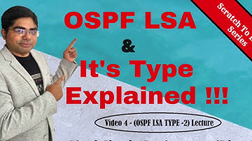 OSPF Video-12 Theory | OSPF Type 2 LSA  Explained | CISCO  |CCNA CCNP CCIE | Scratch To Expert |