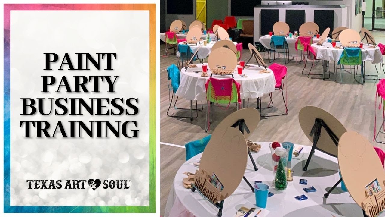 The Top 20 Must-Have Paint Party Supplies You Need - Texas Art and Soul -  Create a Paint Party Business Online