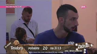 Zadruga - Saška Napada Branku Blek Rouz- 08.09.2017 Zadruga - Saška Napada Branku Blek Rouz- 08.09.2017
