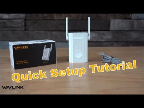 Wavlink AERIAL X AC1200 Dual-Band WiFi Range Extender/Repeater Setup/Placement Tutorial
