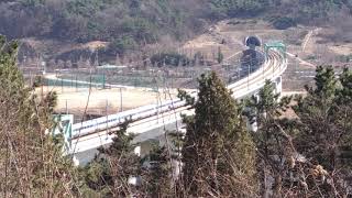 #129 KTX|서울발 부산행|금호고가교 통과