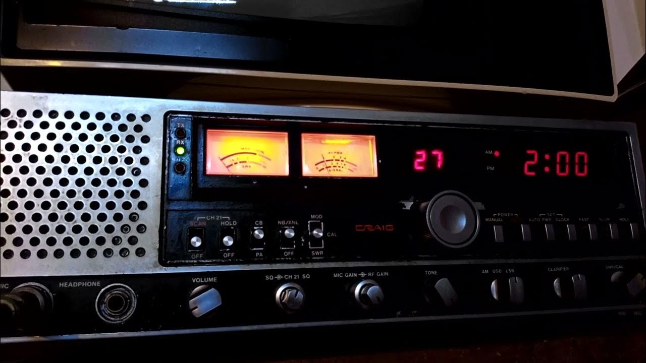 CB radio channel 27 time signal YouTube