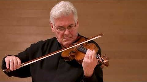 PARADIS - Sicilienne, for violin and piano. Pinchas Zukerman, violin, Bryan Wagorn, piano