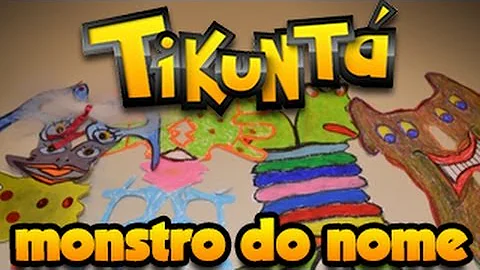 Como fazer o monstro feito com o nome?