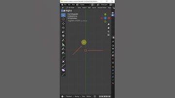 Blender How to draw a curve using Pen Tool #blender3d  #cgian