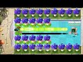 PvZ 2 Challenge - 100 Plant Max Level Vs Custom Computerhead Zombie 90000 HP - Who will win?