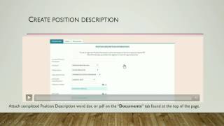How to Create a Position Description in PageUp