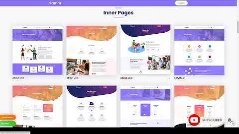 Samar Creative Agency React Template agency saas template Website Builder