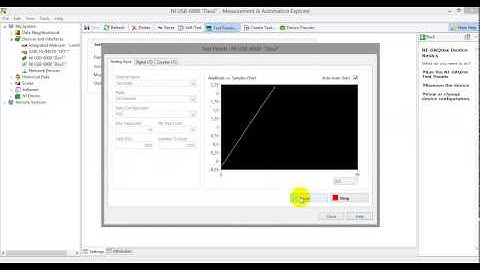 NI LabVIEW   Simulated NI Daqmx device MAX