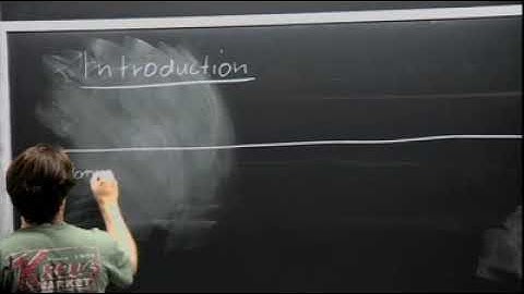 Raphael Flauger Lecture 1 on Effective Field Theory