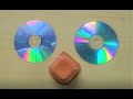 IDEIA COM CDS E POTINHO DE CHANDELLE / Artesanato com CDS para Parede