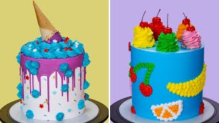 Top Beautiful Buttercream Cake Decorating | So Tasty Colorful Cake Recipes | Extreme Cake
