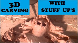How to stuff up with a CNC Router 3D carving plus Mach 3