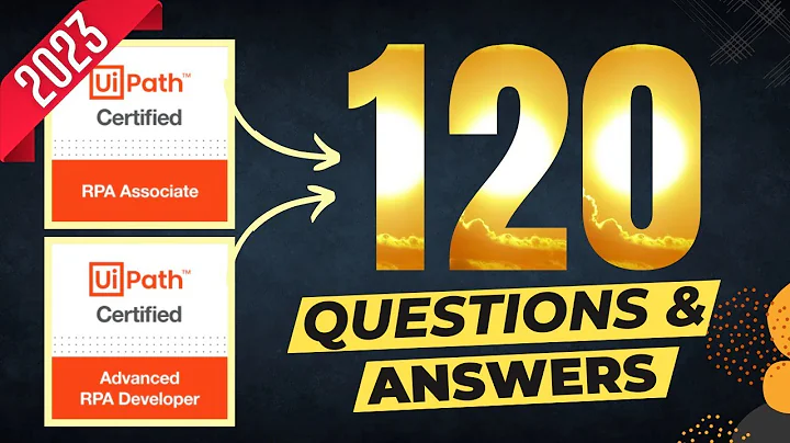 🥇UiPath RPA Associate, Advanced RPA Developer Certification 2023