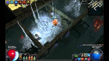 Path of Exile - Icestorm build in 79 Arsenal map (Warbands League)