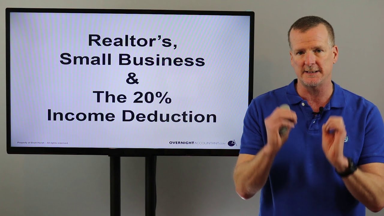 Updated! Understanding the 20 Deduction for Realtors YouTube