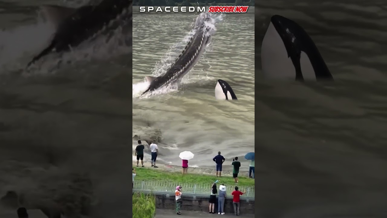 WOW! KING STURGEON IS LARGER THAN ORCA