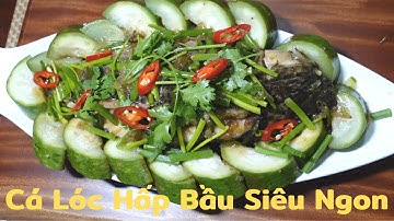 Bí Quyết Làm Cá Lóc Hấp Bầu Siêu Ngon | Vietnamese Steamed Whole Fish Recipe by Chef | TV CUISINE