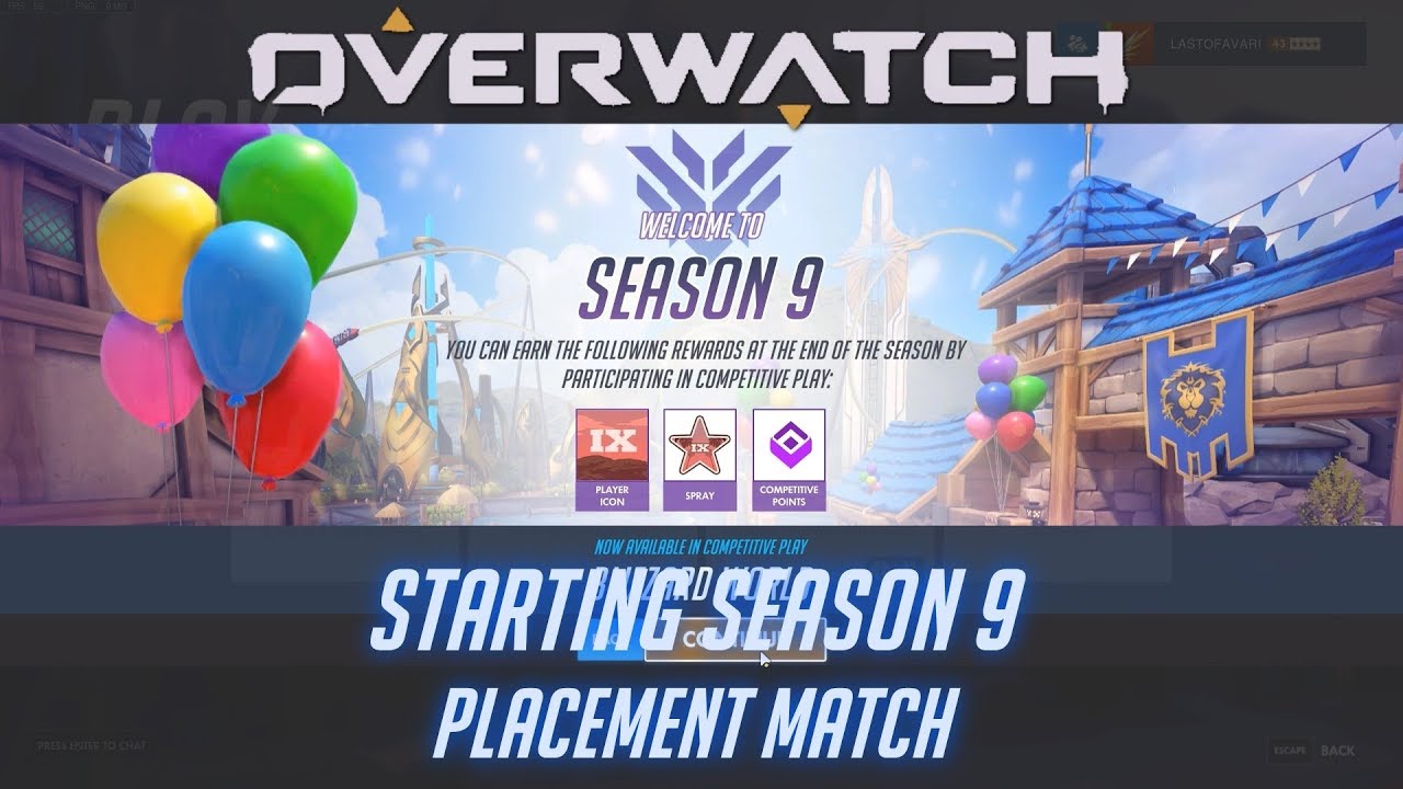 Overwatch - Starting Season 9 /// Placement Match [No Commentary] - YouTube