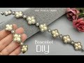 Zarif ve şık  bileklik yapımı / Bugle beads bracelet. Elegant and stylish bracelet making. DIY