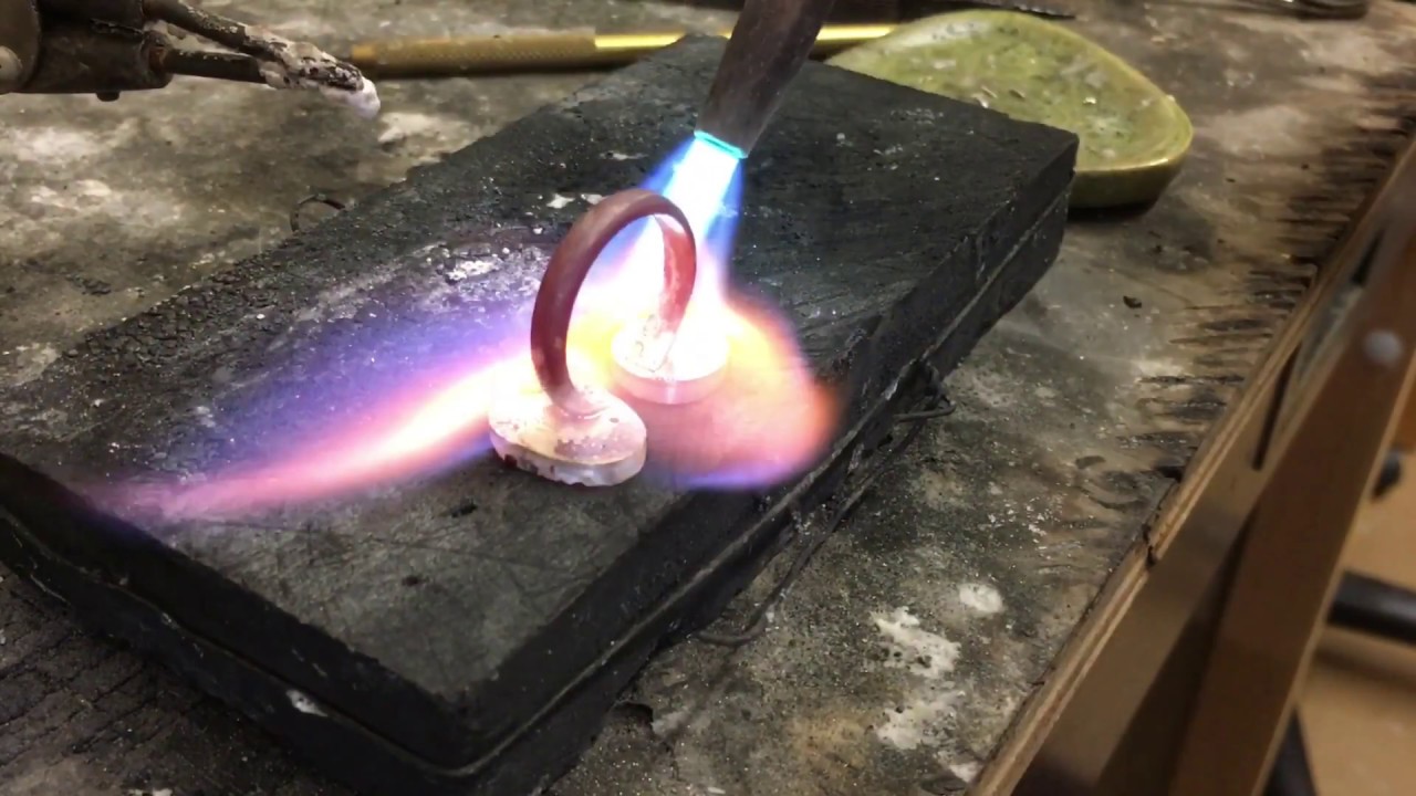 Soldering on the ring band YouTube