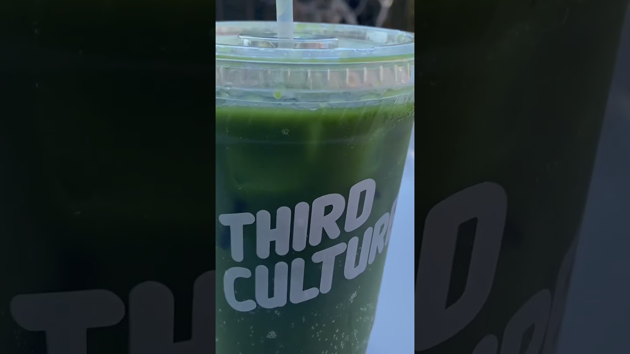CBD Infused Matcha Drink At A 🍩 Shop