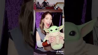 Rey + Baby Yoda Star Wars #Cosplay Fashion #Style #Shorts Sci-Fi Makeup Outfit Fan Jessica Felice!