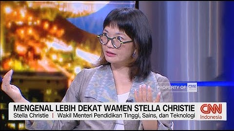 Mengenal Wamen Stella Christie Lebih Dekat