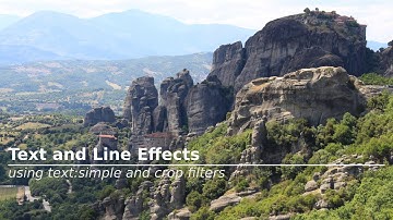 Shotcut Text and Line Effects Part 1