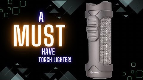 CIGARISM Cigar Torch Lighter/ 1 Torch/ Jet Flame/ Built-in Cigar Punch