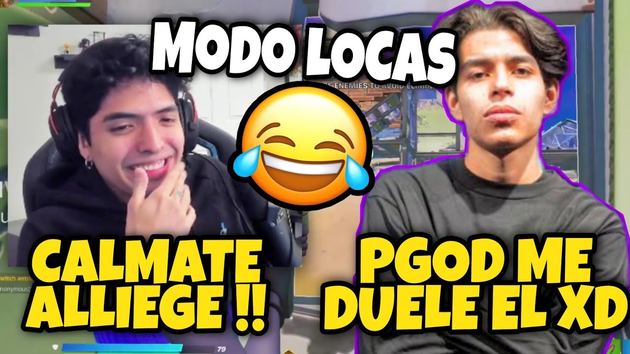 🔞PGOD y ALLIEGE GRITAN COMO LOCAS EN LA FNCS 😂 (Momentos graciosos)