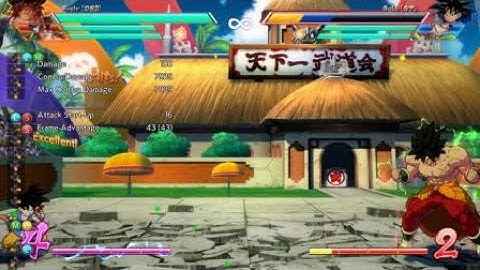 Broly (DBS) Midscreen Solo Combo with Hit Confirm Sparking