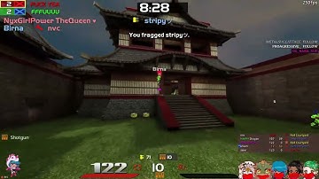 OVERTIME, def- Quake Live CTF pickup: Japanese Castles, full game #quakelive #quake #quake