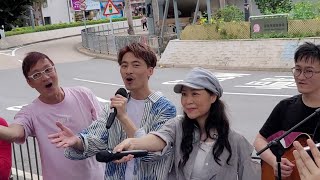 黃劍文+林志美《愛是不保留》@Eternity x HOA街頭佈道Busking