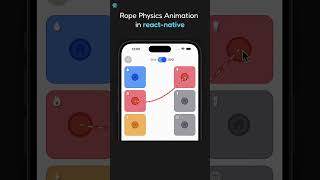 Realistic Rope Physics in React Native 🔗 (Open Source Demo) | #shorts #opensource Realistic Rope Physics in React Native 🔗 (Open Source Demo) | #shorts #opensource