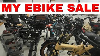 My eBike Sale  Cleaning Out!!!