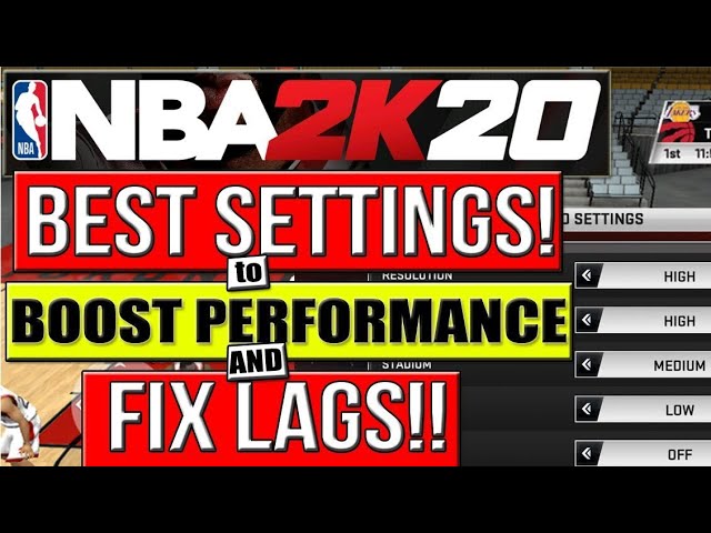 how to reduce lag in nba 2k20 android/Fix Lag Nba2k20 mobile/ Best graphics  settings NBA2K20 mobile - BiliBili