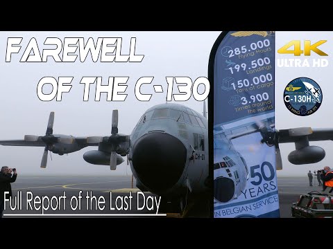 4K UHD Farewell Tour C-130 Hercules . Report of the last day. Air To Air on board The  last Flight