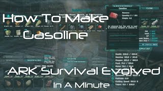 ARK Survival Evolved: How To Make Gasoline