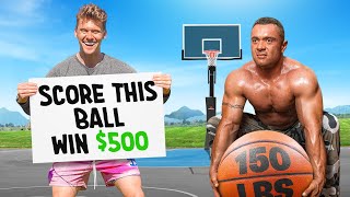 Score the World's Heaviest Basketball, Win $500! by Jiedel 155,702 views 2 months ago 11 minutes, 20 seconds