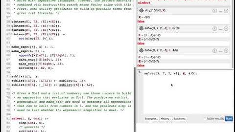 Prolog 2-8: A classic puzzle of integer fractions