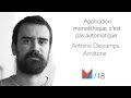 Application monolithique cest pas automatique by antoine descamps amiltone fr