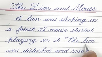 Simple Cursive handwriting practice for beginners | How to improve your English Cursive writing