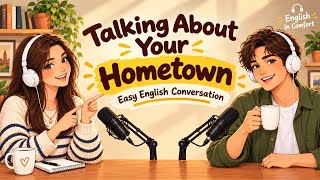 Information Talking About Your Hometown in English | Easy English Conversation Podcast Guide