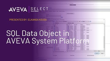 SQL Data Object in AVEVA System Platform