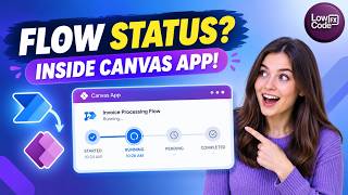 Power Apps: Track Power Automate Flow Status in Canvas App! 🔥