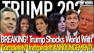 Trump 2024 Breaking News : Trump Shocks The World With Completely Unexpected Announcement!