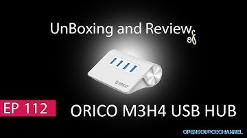 Orico usb 3.0 hub M3H4 - Unboxing and Review