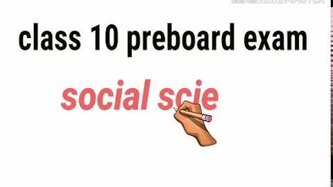 preboard exam paper 2019 class 10 Social science   mp board |by SK TEACH |