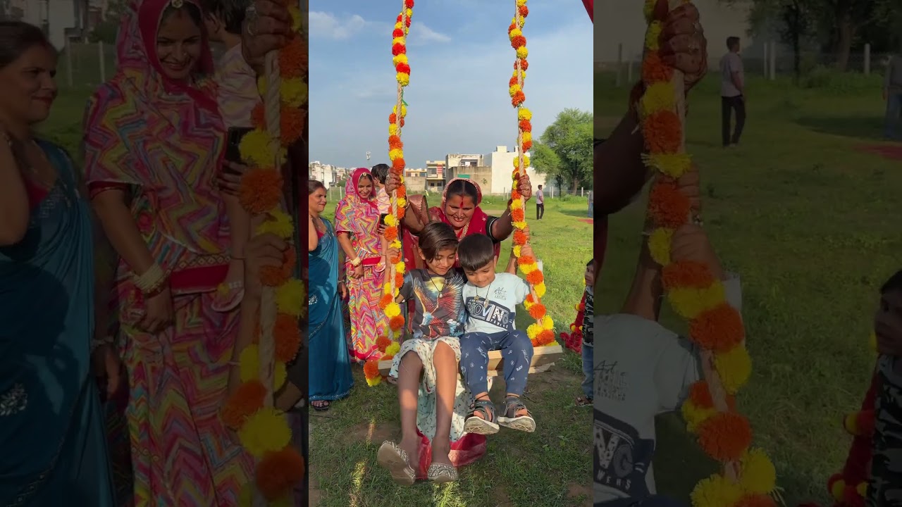 Sawan teej festival Royal City Machwa park teej festival sawan festival 